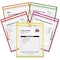 C-Line Products Shop Ticket Holder, 9"x12", Metal Eyelet, 10/PK, Assorted 10PK CLI43920 - alternate 1